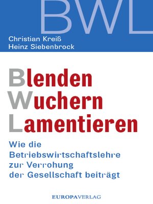cover image of Blenden Wuchern Lamentieren